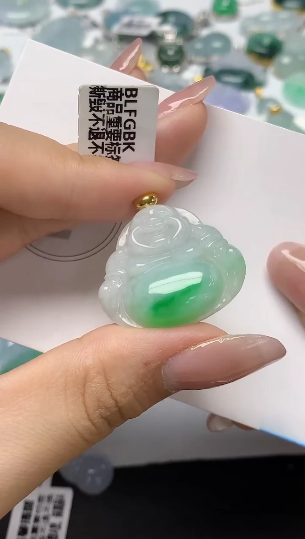 颈饰未镶嵌翡翠天然缅甸a货翡翠百元以上9元证书费自理