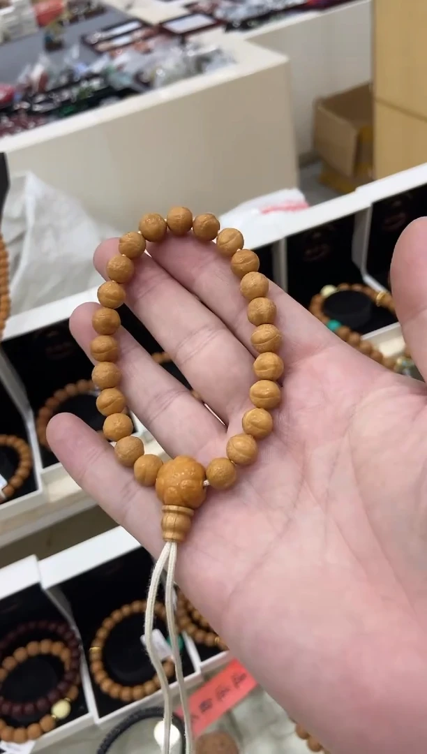 菩提手串/手链猴头雕刻小凤眼手持卡9