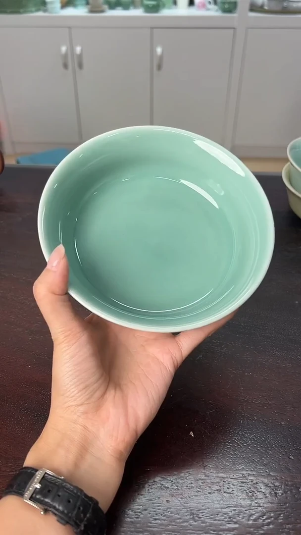 龙泉云间青瓷小米茶器