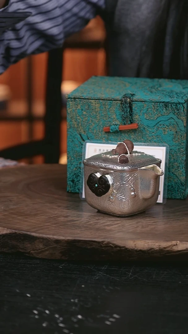 手工新品葫芦银壶999