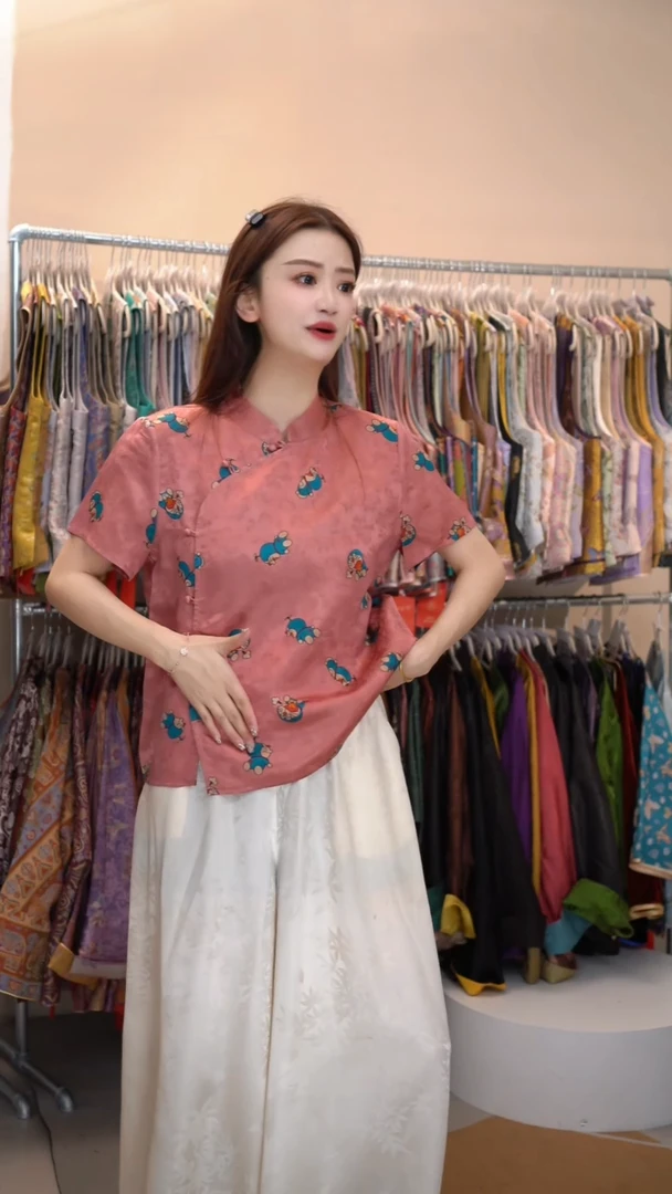 夏款清仓君子纤真丝女装
