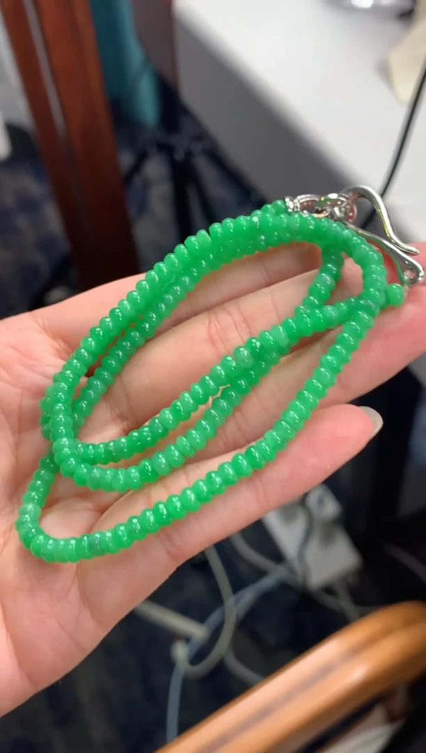 翡翠未镶嵌项链R45|9800