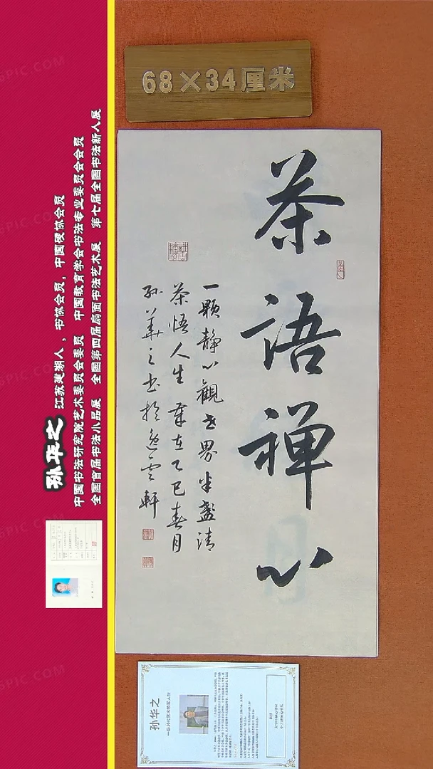 【闪购商品】书法212a孙华之书法作品