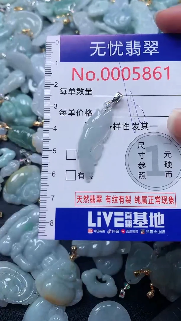 颈饰未镶嵌翡翠5861