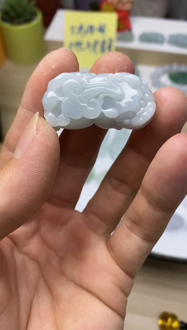 颈饰未镶嵌翡翠14天然缅甸翡翠A货貔貅