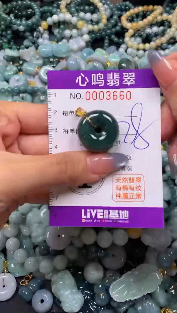 颈饰未镶嵌翡翠闪购003660