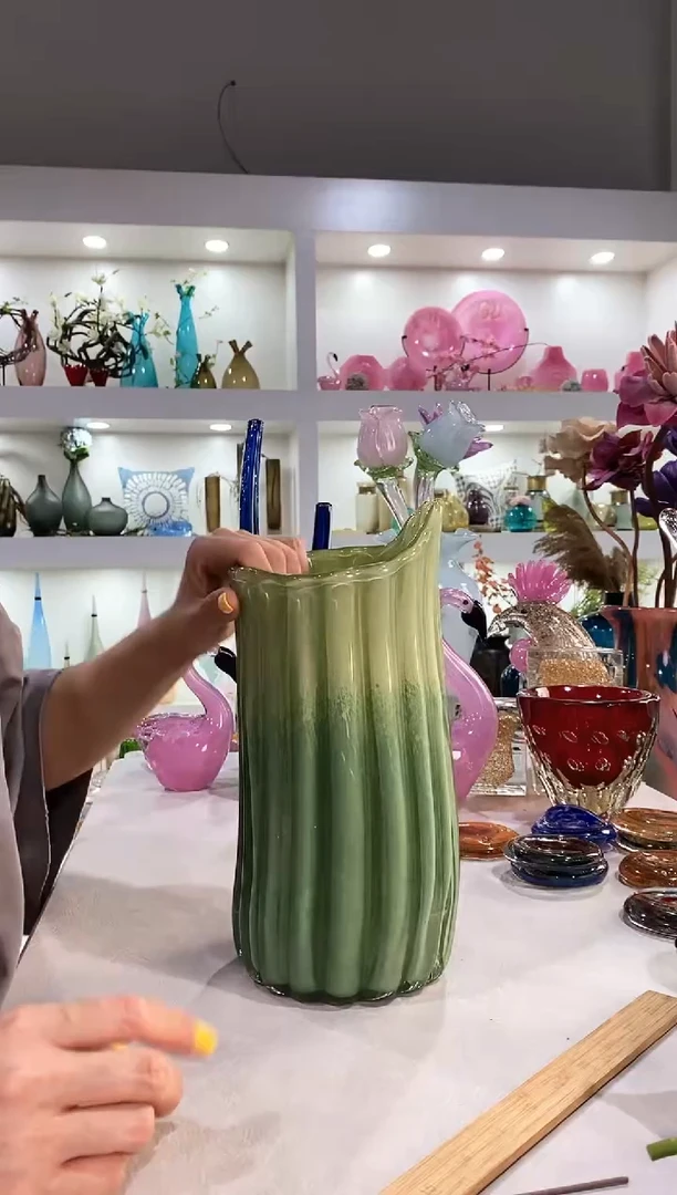慕忆家手作琉璃花瓶