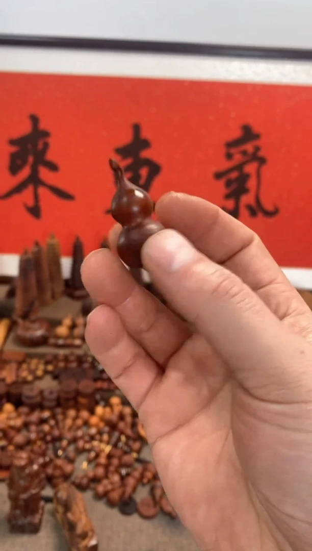 【闪购商品】木枣木4公分小葫芦2个随机发货