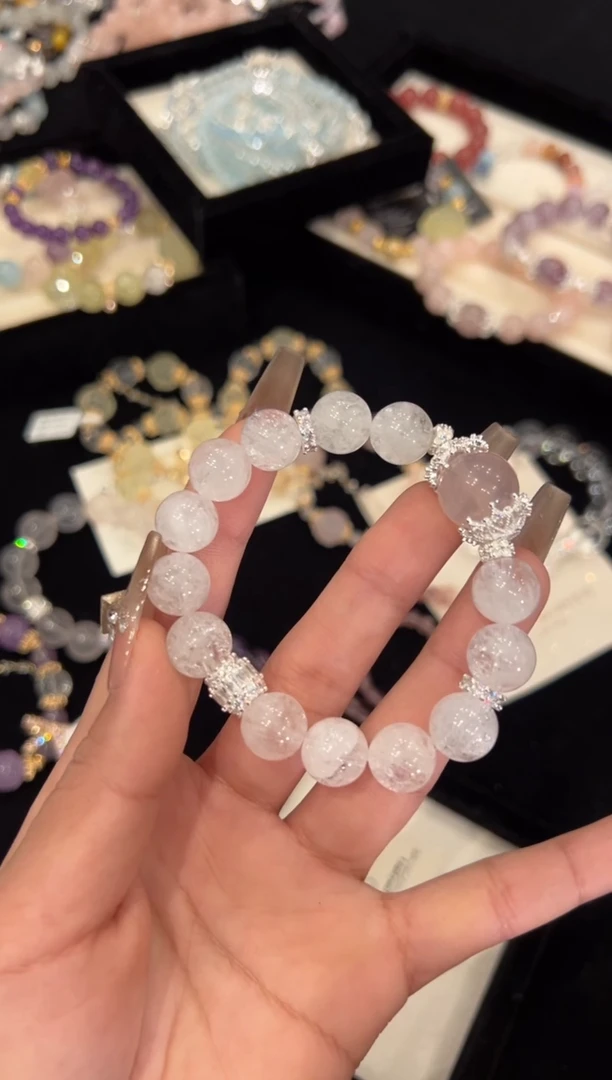 【闪购商品】水晶手链合金白阿赛手链x1199