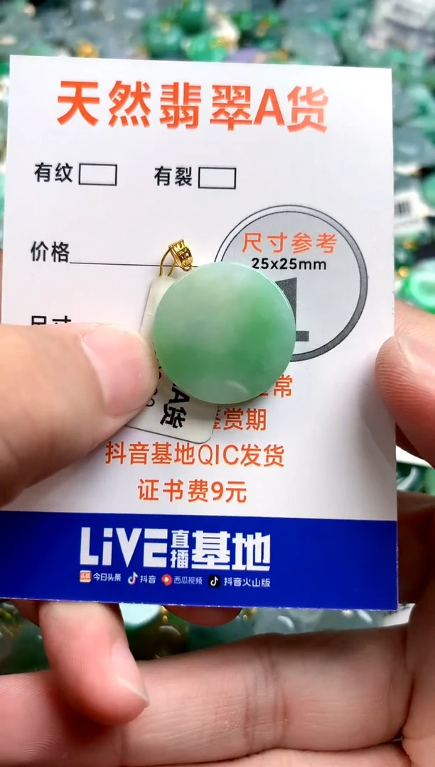 颈饰18K金镶嵌翡翠0751368609