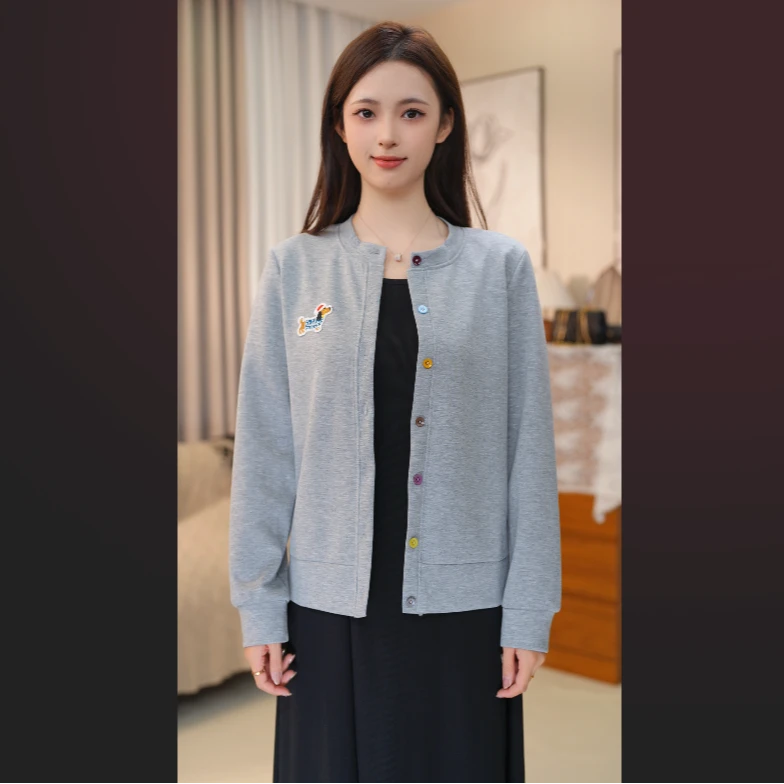 【正品现货】秋季设计感洋气时尚气质小衫开衫