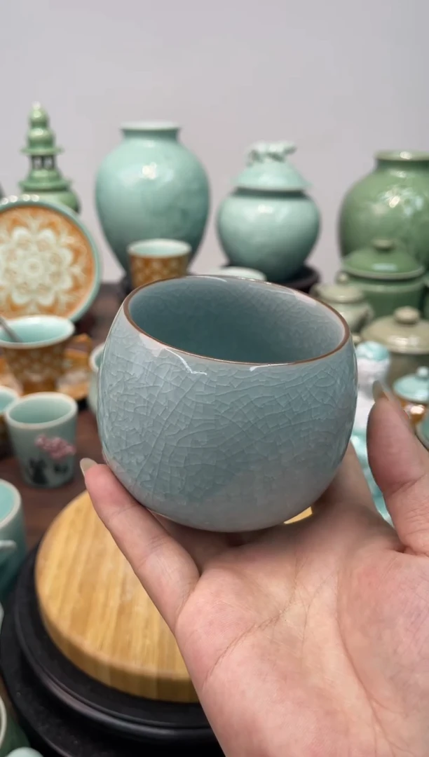 特价福利 微瑕 慧仙青瓷