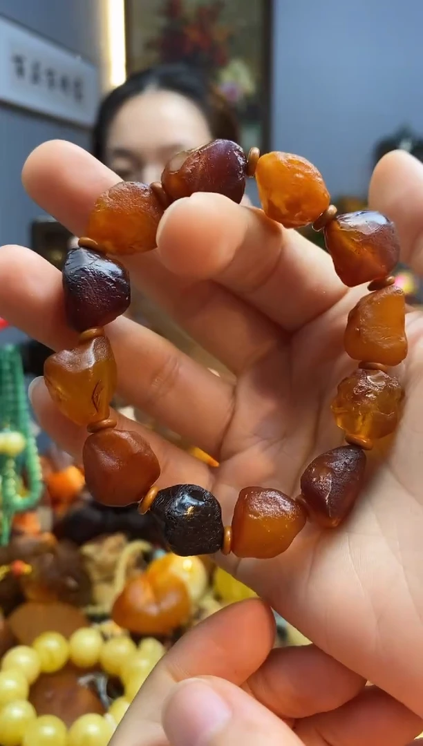 手串琥珀未镶嵌手串