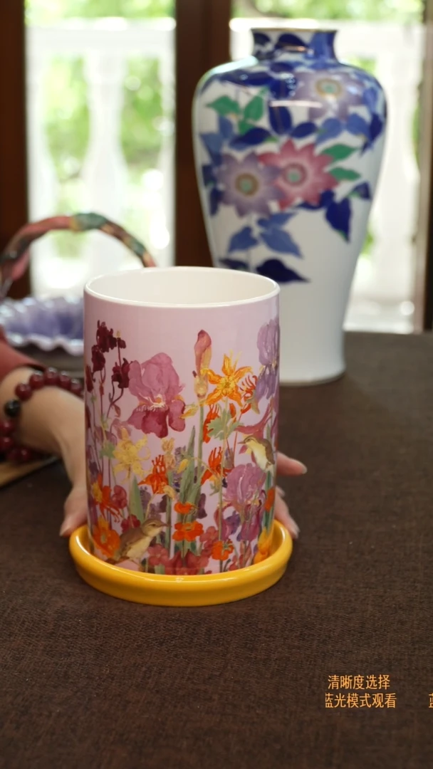 秋田福利-陶瓷筷子收纳桶