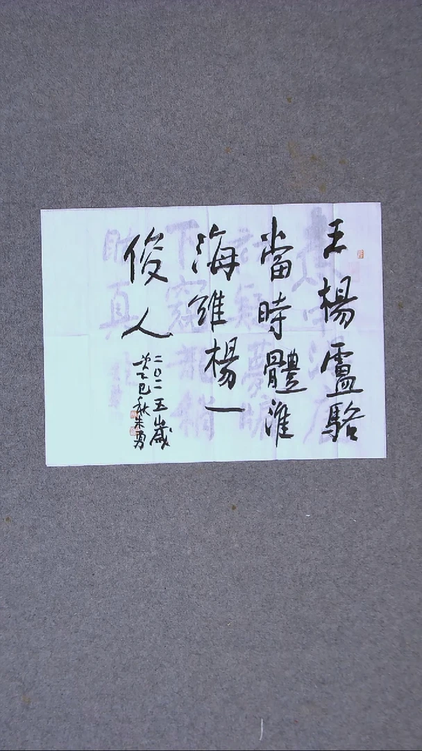 书法朱勇  安徽宿州46*34尺寸