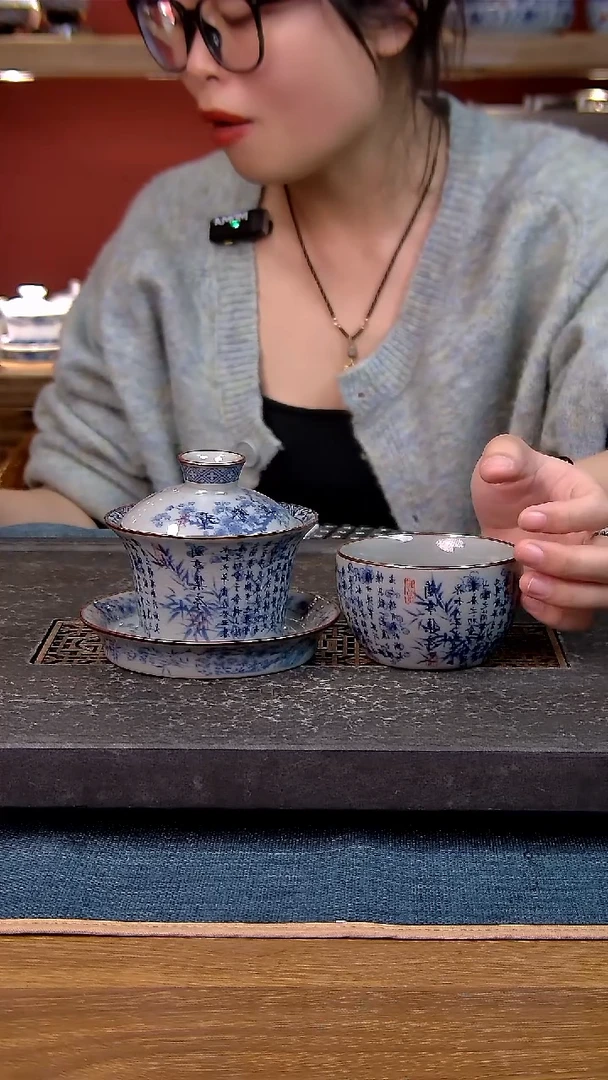 简装家用款2件套 老陶泥开片纹陶瓷茶具