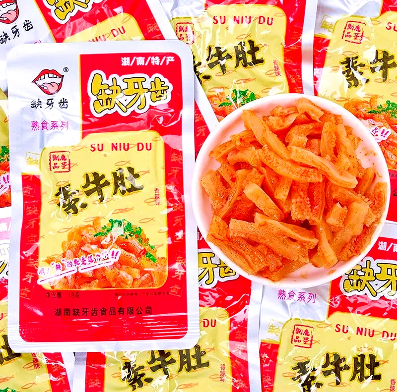 湘川风味素牛肚爆辣即食解馋魔芋爽湖南特产小零食