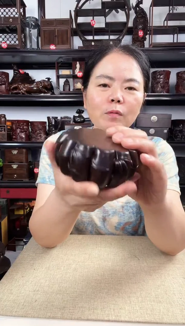 木竹节圆小号老李红木工艺品