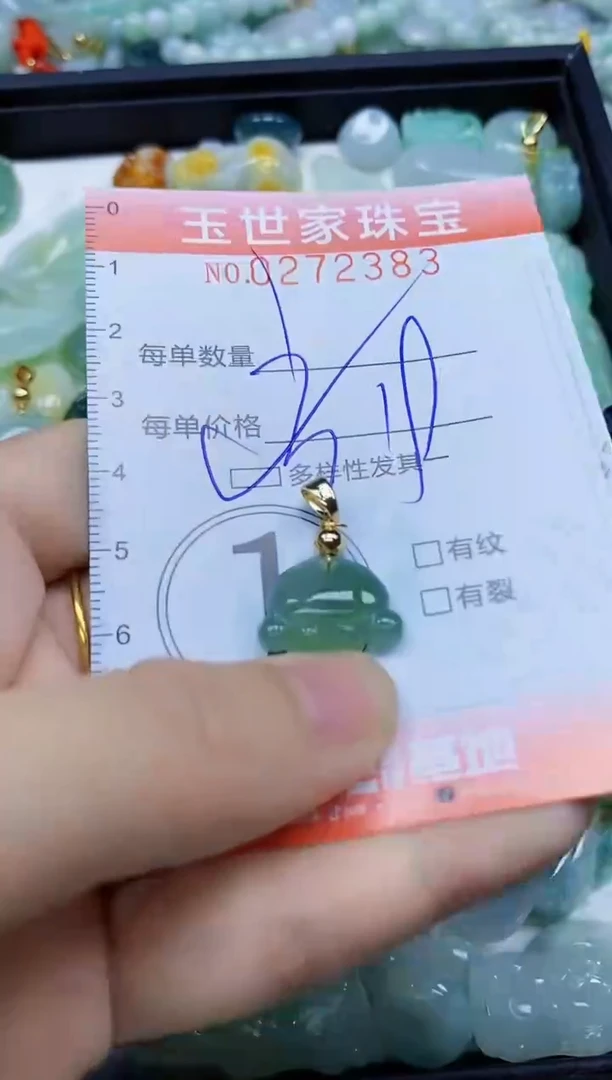 翡翠未镶嵌颈饰闪购0272383多样性发其一