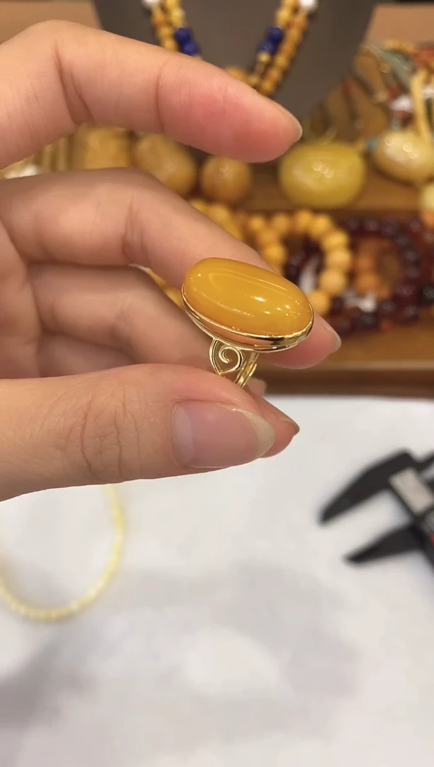 蜜蜡颈饰未镶嵌QY07260004