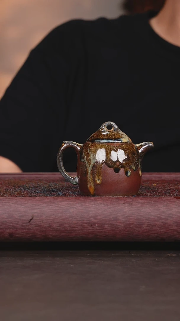 茶壶紫砂柴烧 紫砂