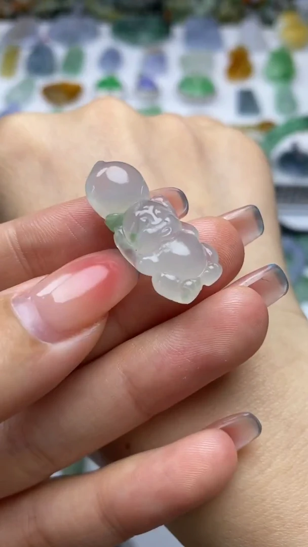 未镶嵌定制翡翠毛货定制不退不换