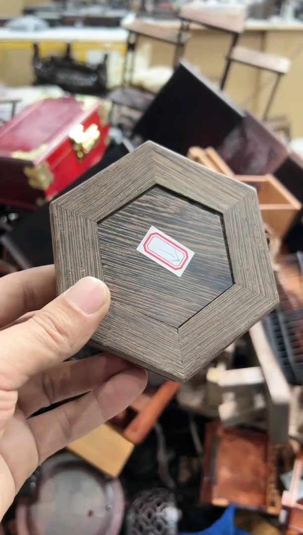 【闪购商品】木345瑕疵底座花架摆件处理