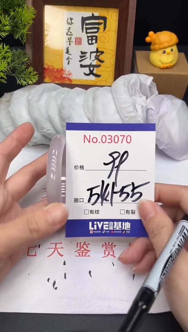 未镶嵌手镯翡翠3070
