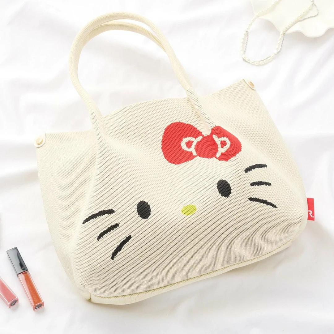 【东京限定】Hello Kitty 联名款 米色 小号托特包