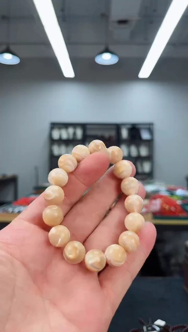 无非金属珍珠贝手串