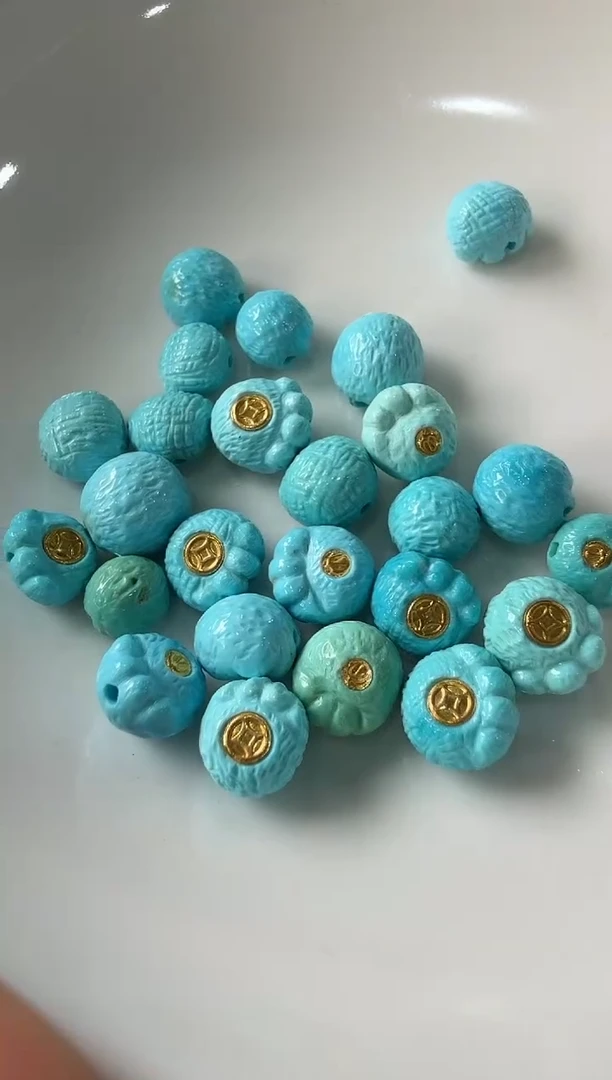 绿松石未镶嵌饰品H0718-3793-216多样性一件