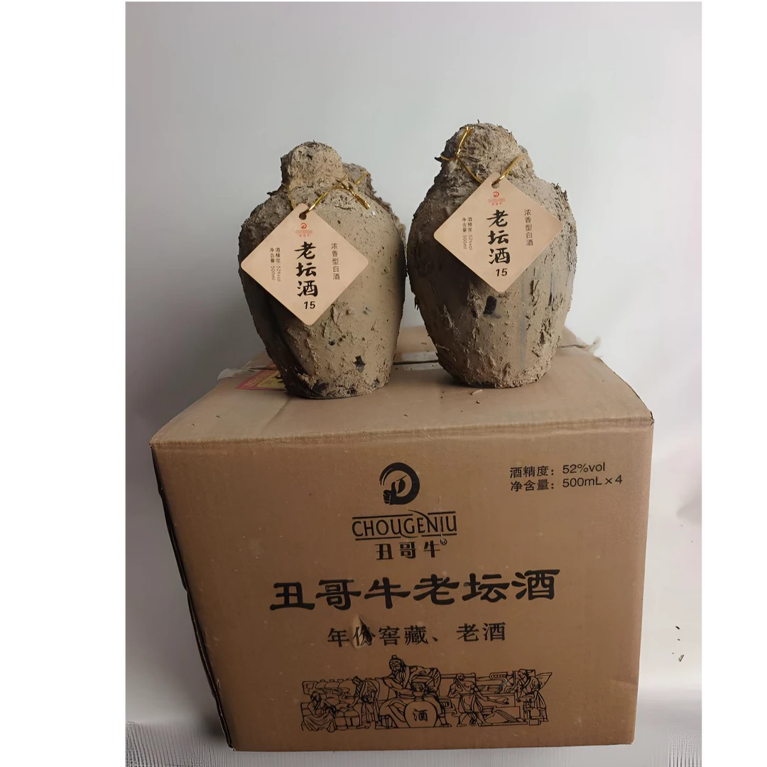 丑哥牛500MLX4瓶装老坛酒[15]支持试喝浓香型52度52度500MLX4瓶