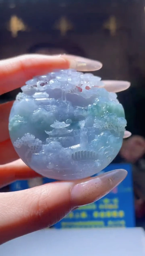 翡翠未镶嵌颈饰Z-@@GPYC060642