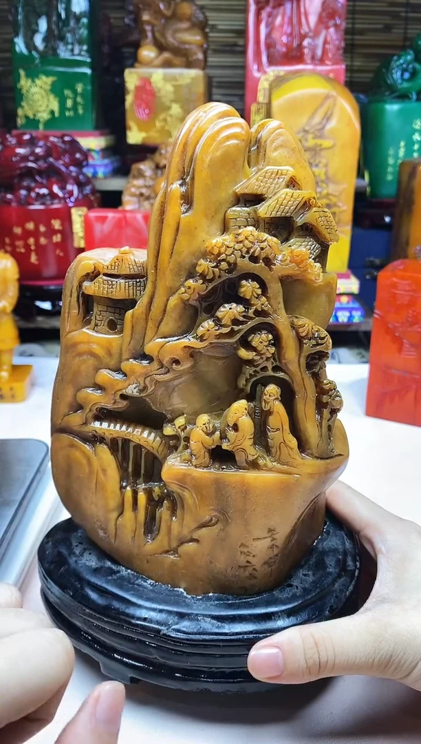 寿山石印石纯天然篆刻石料