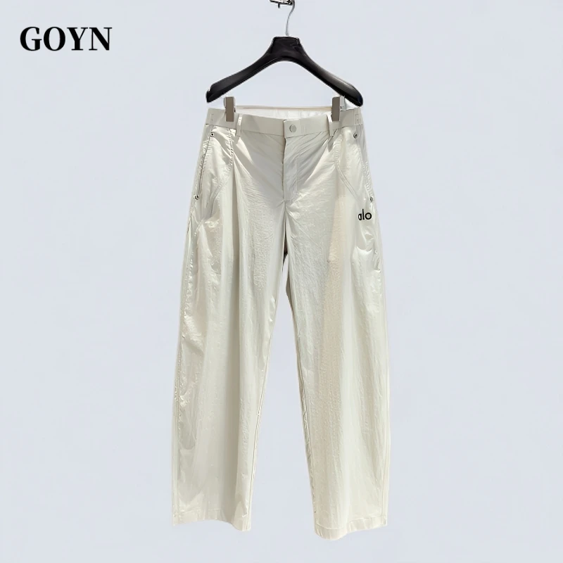 GOYN轻奢高级感潮牌男装2025夏季新款户外休闲裤男士速干直筒长裤