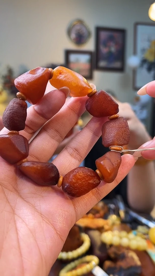 手串琥珀未镶嵌手串