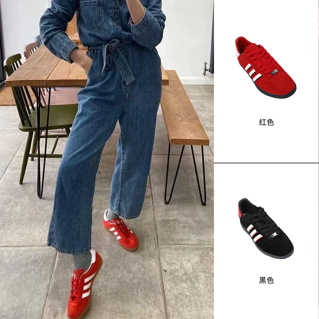 2025年春季新款时尚百搭平底圆头系带休闲鞋WL20750189