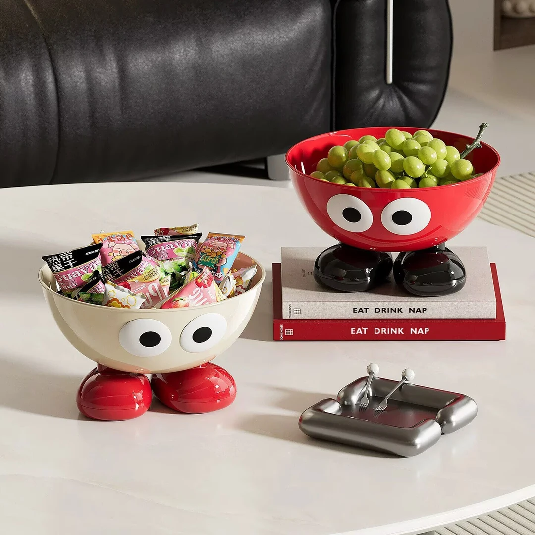 水果盘客厅家用2026新款高颜值茶几可爱高档糖果水果篮零食干果盒