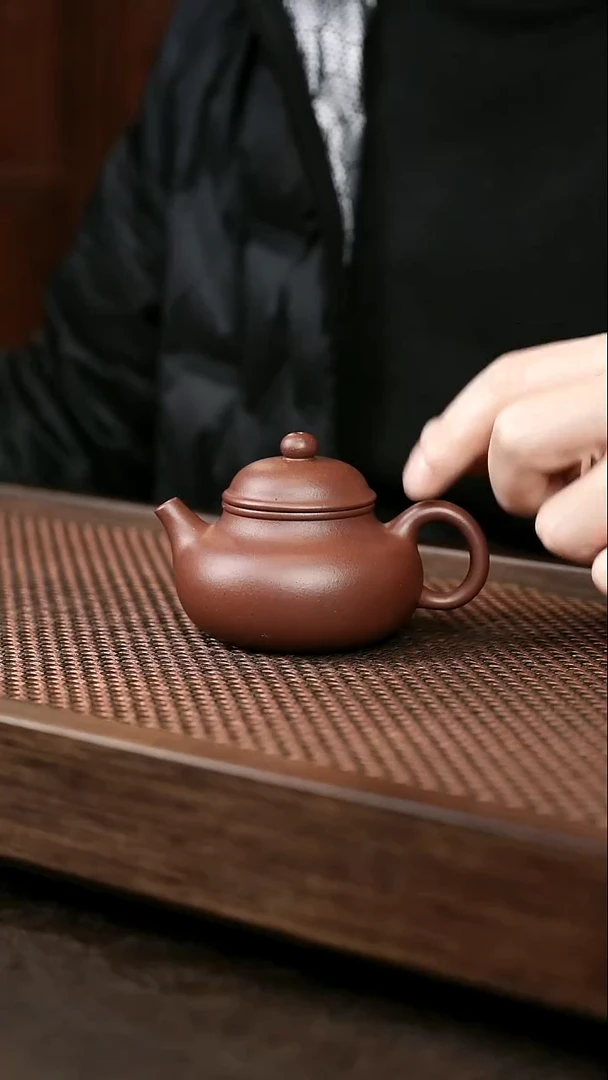 茶壶紫砂紫泥容天