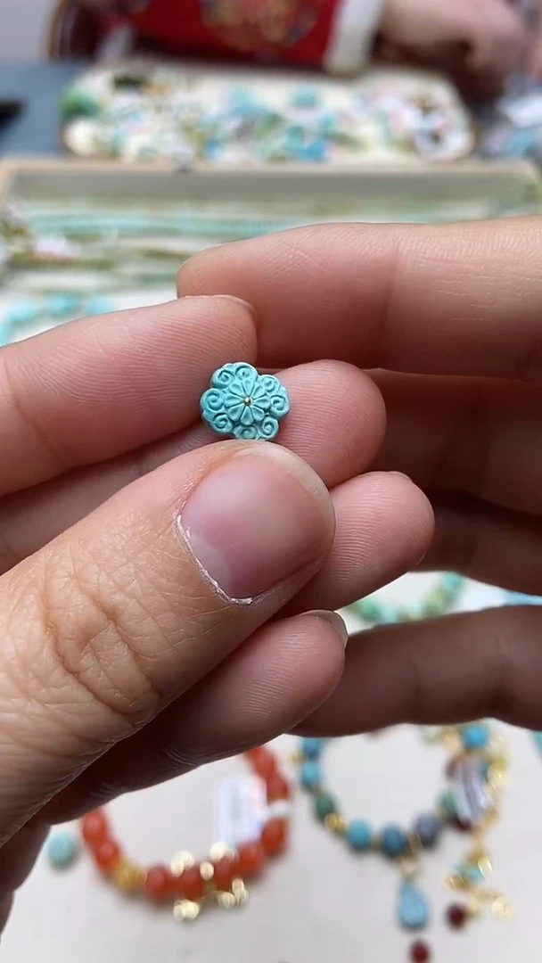 未镶嵌绿松石挂件12