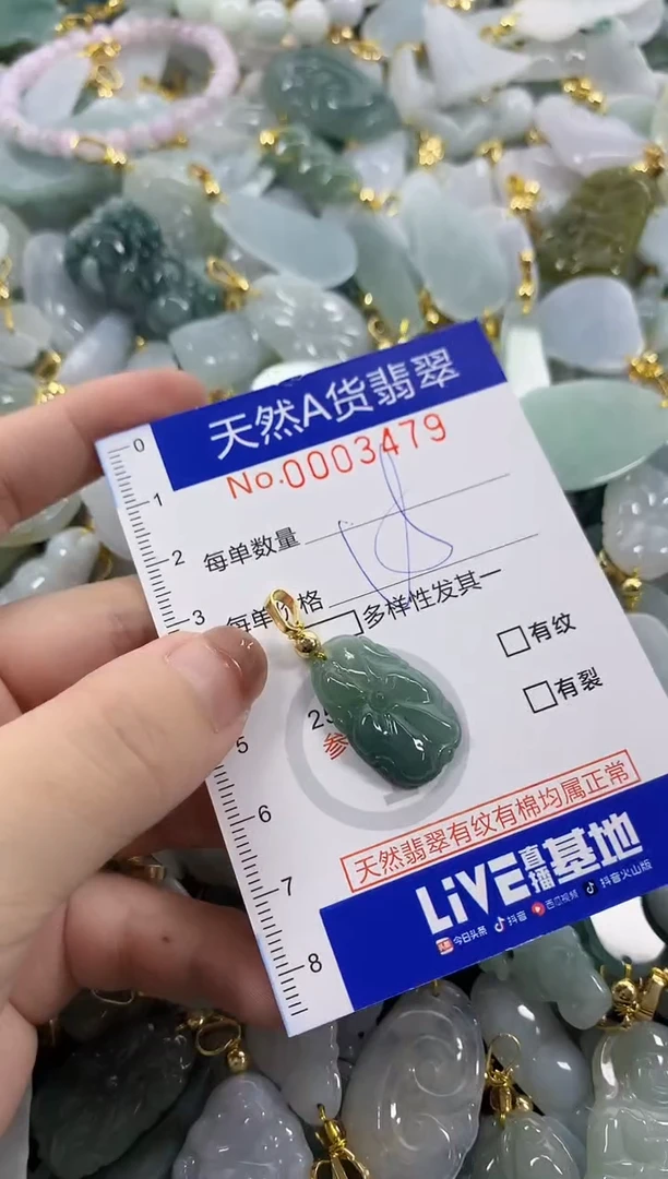 颈饰未镶嵌翡翠天然A货翡翠