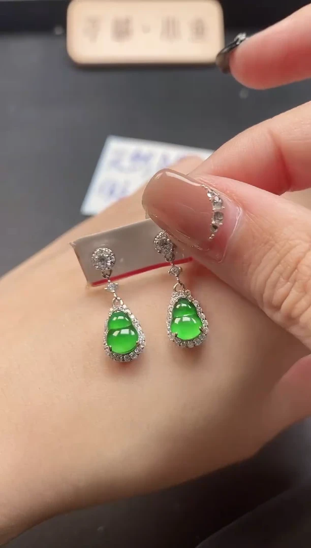 银S925镶嵌戒指翡翠5511