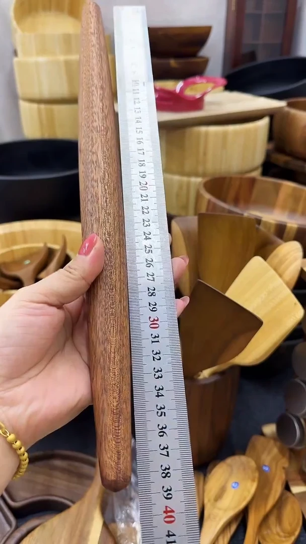 乌檀木擀面杖实木