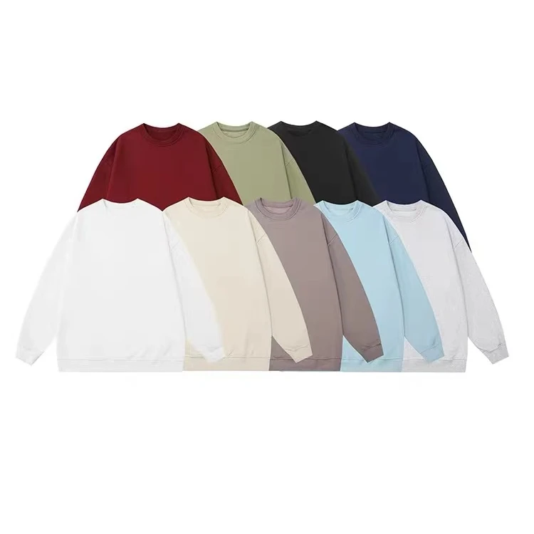 整款圆领F100~F175君服饰春秋薄款潮牌圆领卫衣百搭上衣