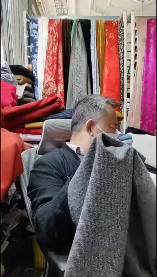 灰色小波纹图案布料