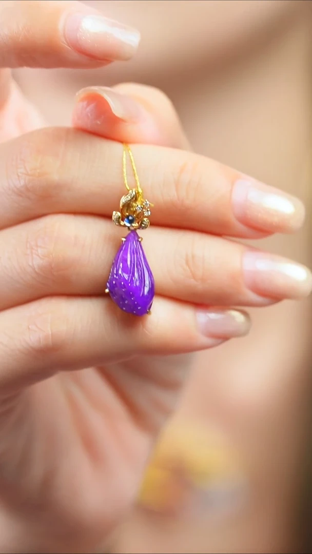 苏纪石（舒俱来）18K金镶嵌吊坠(不含链)222