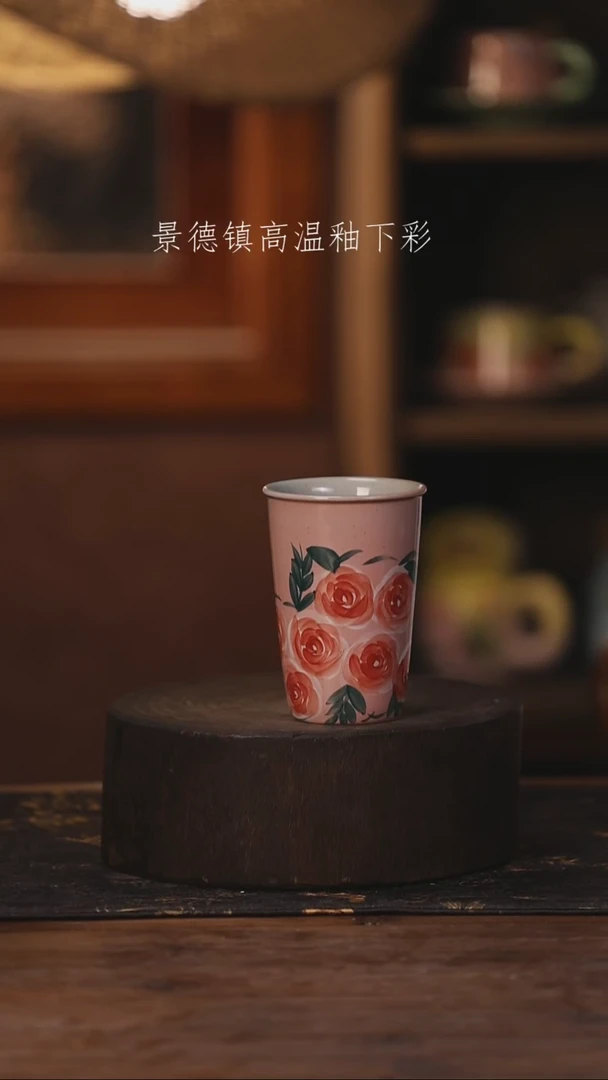 陶瓷景德镇高温釉下手绘陶瓷146
