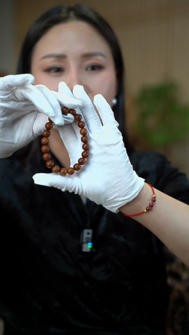 枣木雷击枣木手串1.0单圈