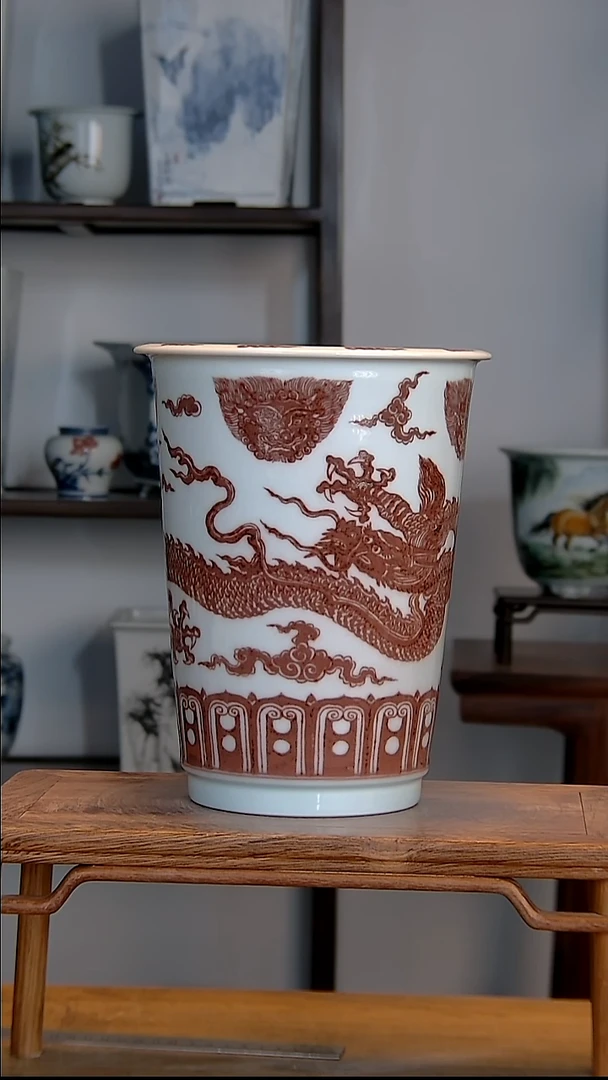 景德镇陶瓷手工花盆