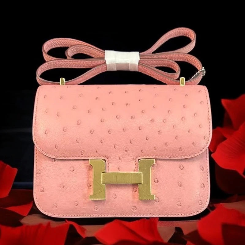 3603T-4鸵鸟皮手提款女包18*5.5*14大康